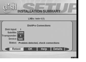 6. When Check Switch is complete, you will see an Installation Summary screen similar to the one shown below.