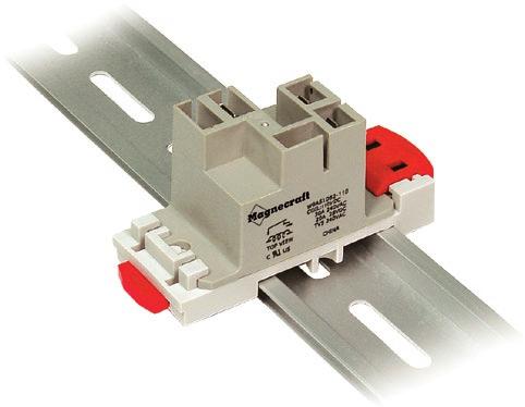 Accessories DIN Rail Adapter, 6-DIN- Description The 6-DIN- DIN rail adapter provides the mounting flexibility needed