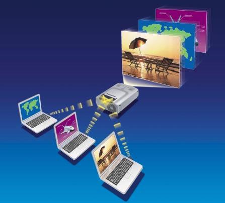 Easy-to-Use Software Supplied The PT-L712NTE comes supplied with a CD-ROM which includes Wireless Manager and JPEG Convertor utility software.