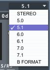 Here is the output routing for the AAX version of the plug-in: 1 2 3 4 5 6 7 8 Stereo L R B-Format W X Y Z 5.0 L C R LS RS 5.1 L C R LS RS LFE 6.0 L C R LS CS RS 6.1 L C R LS CS RS LFE 7.