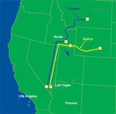 TransCanada s Chinook and Zephyr Projects Background Anchor Tenant Model TransCanada s proposed Chinook and Zephyr transmission projects are two separate but complementary 1,000-mile, 3,000 MW HVDC