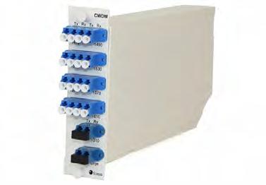 The 3U panel may be populated with up to 12 modules, the 1U panel with up to 3 modules, and they may be placed in any order in the panel.