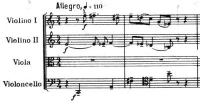 So we have a prime example of arch form - which Bartók would revisit in his Fifth Quartet as well.
