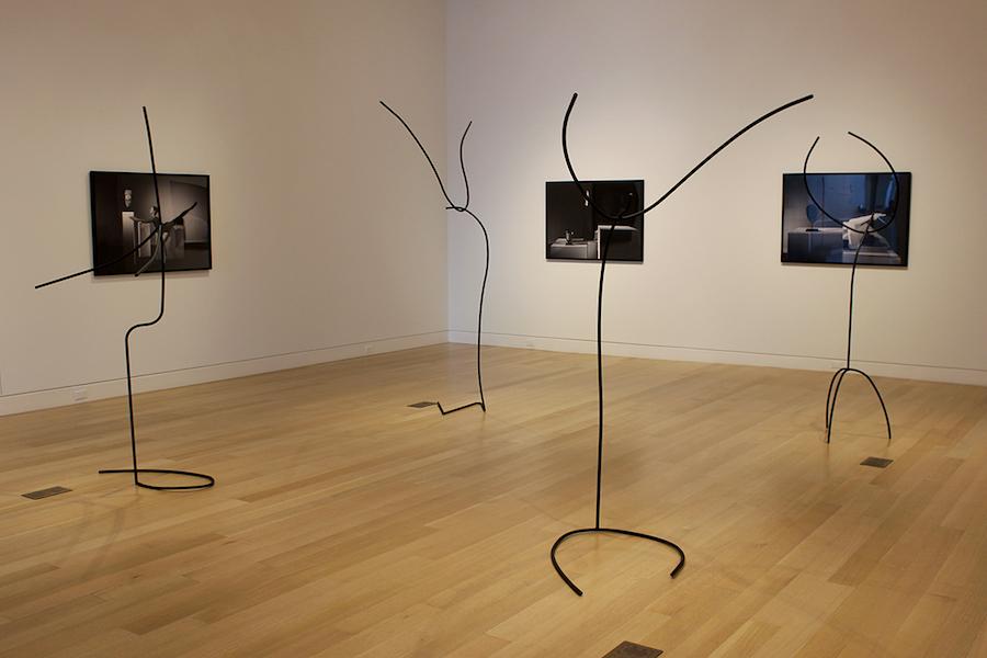 Installation view of The Living Mask at DePaul Art Museum.