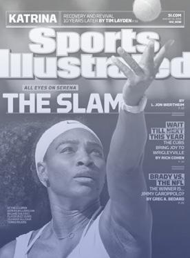 Sports Illustrated @sportsillustrated One of the most popular names in sports media. A weekly publication that usually contains editorials and shoots from the world of sports.