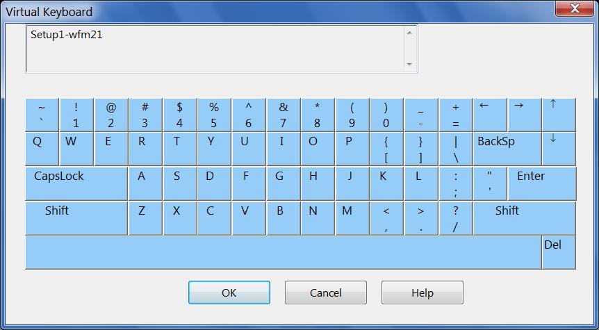 Getting started Virtual keyboard and keypad overview Virtual keyboard and keypad overview A pop-up keyboard or keypad button opens an on-screen keyboard or keypad.