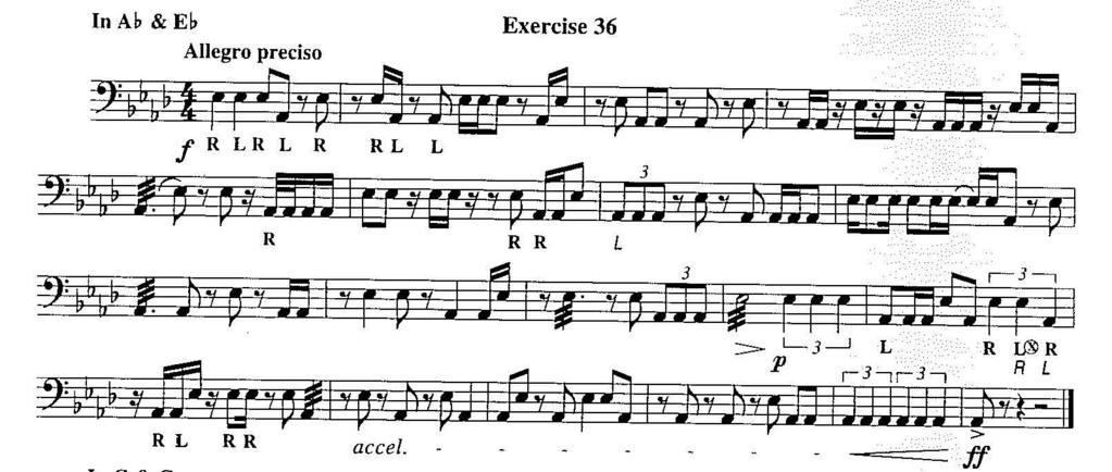 Repertory Timpani Solo Exercise #36