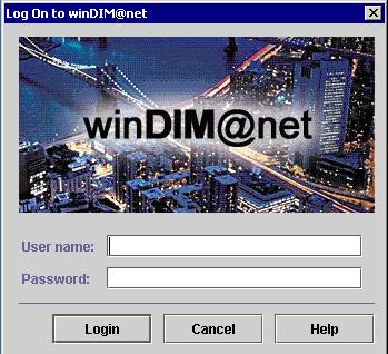 User Guide Operation windim@net Start the windim@net administrator application Select the windim@net Administrator from the program directory.