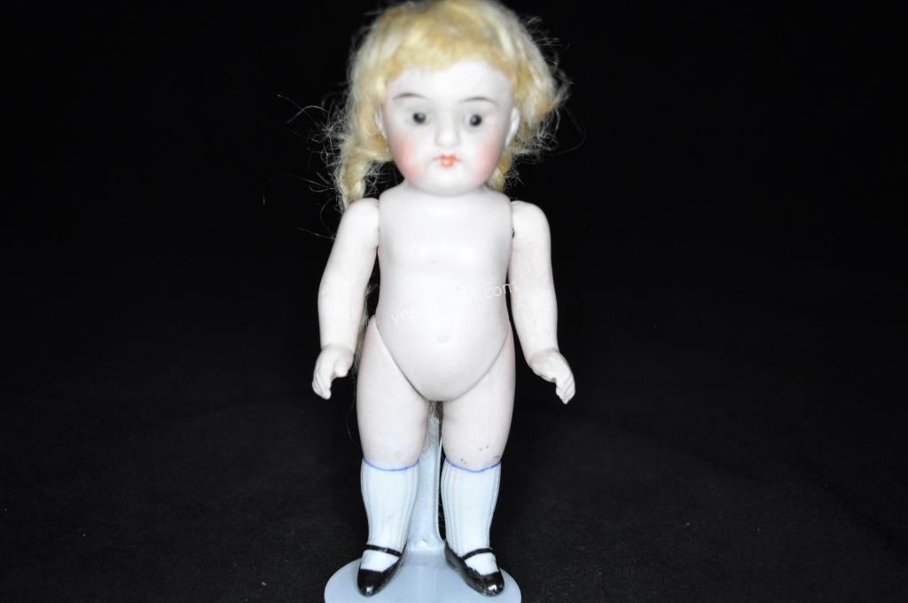 Made In Japan, Japan 41 5" Bisque Doll, Glass