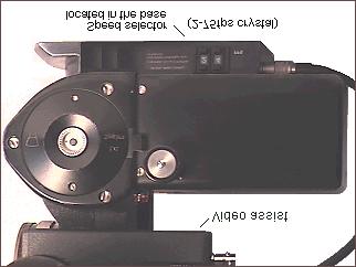 The 11-pin Fischer connector gives you compatibility with Arriflex 16SR camera accessories such as the precision speed control, which can set the speed of the motor in