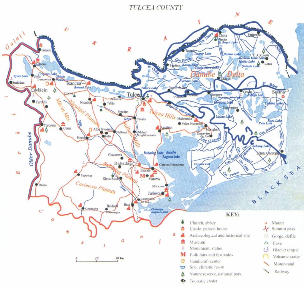 Strategia de turism pentru destinaţia Rezervaţia Biosferei Delta Dunării cuprinde şi zone aflate dincolo de limitele rezervaţiei biosferei, întrucât siturile arheologice şi mănăstirile (adaosuri