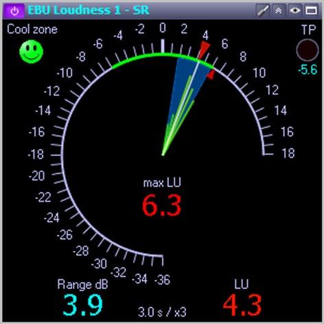 EBU Loudness This EBU loudness instrument is an innovative, new instrument developed by PINGUIN. It makes it easy to have an overview about the loudness relations of your material at the first view.