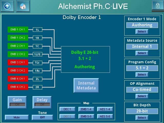 Alchemist Ph.C-HD LIVE www.snellgroup.com Operation Using the Touch Screen (Option) 5.9.