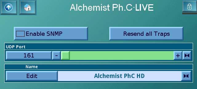 Alchemist Ph.C-HD LIVE www.snellgroup.com Operation Using the Touch Screen (Option) 5.13.6.