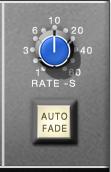 7. SSL Console Bus Compressor SSL Console Bundle for MX4 Page 17 RELEASE AUTOFADE and RATE Five switchable ranges 0.1, 0.3, 0.6, 1.2 seconds and ʻAutoʼ.