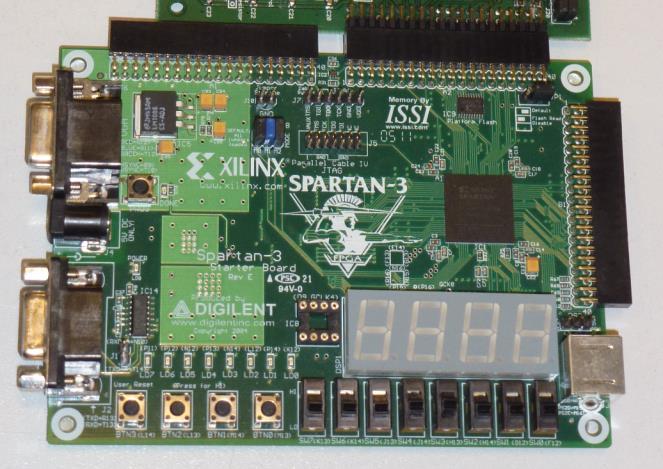 Spartan3 Irradiation Xilinx SRAM FPGA Starter Kit used XC3S200 device