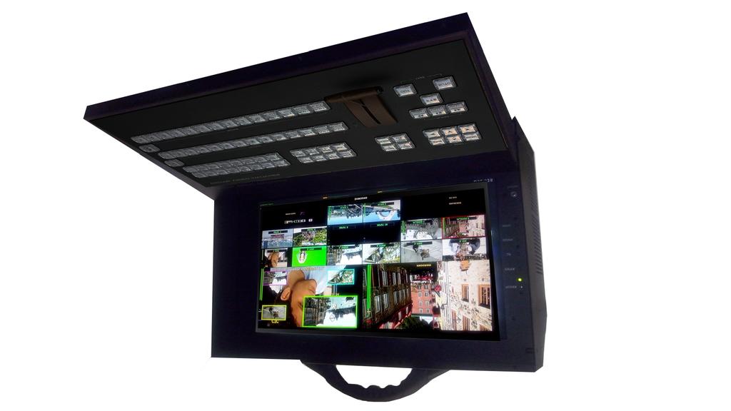Power * DSK * PC Control * Built -in Video Player * Chroma Key * Picture in- Picture 4 DSC 938 Portable HD /SD Digital Video Switcher 8x HD / SD SD or CVBS; x HDMI Embedded SDI /HDMI