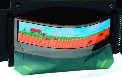 Samsung has been showing another kind of flexible OLED, aimed for passport and ID cards.