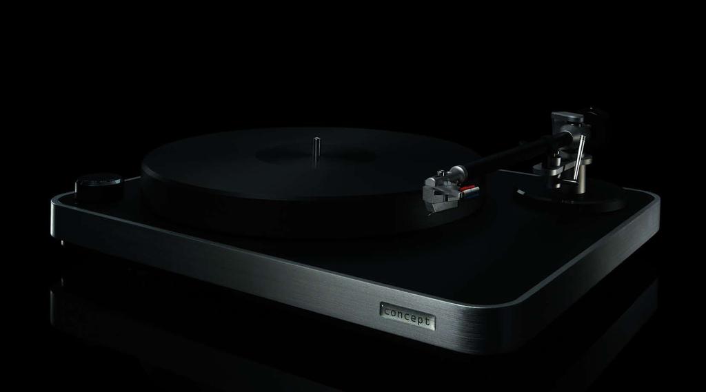 Concept Clearaudio s vision for the Concept: design an elegantly styled turntable package featuring a level of groundbreaking technology usually only found in high-end turntables, combining