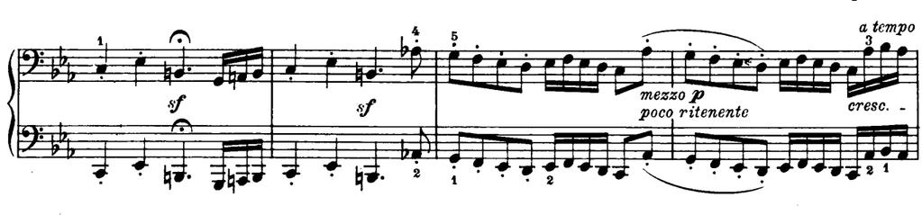 composed other two-movement works, such as sonatas Op. 54, Op. 78 and Op. 90. These sonatas, however, were shorter and less ambitious in scope than sonata Op. 111.
