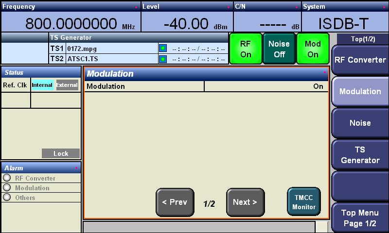 4. Choose TMCC Monitor in the lower part of the