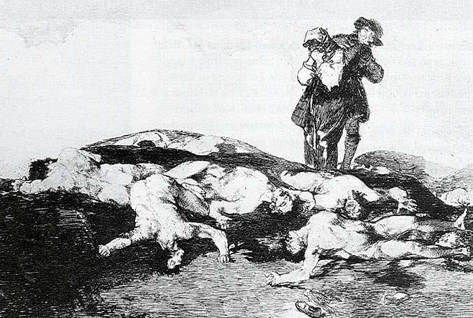 Francisco Goya The Disasters of War, No 18: Bury Them and Say Nothing 1818 Which purpose or function of art does this image not fit into? 1. Art for narrative subject matter.