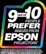 Epson projectors do not give out this effect, giving users a comfortable experience.
