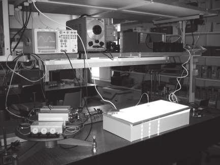Results Figure 3: Experimental set-up in Aarhus University s optics laboratory.