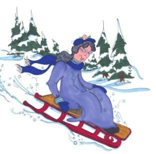Math: Calendar Work Directions: Look at the illustration of Fanny Crosby on the sled. From the snow in the illustration, you know it is the winter.