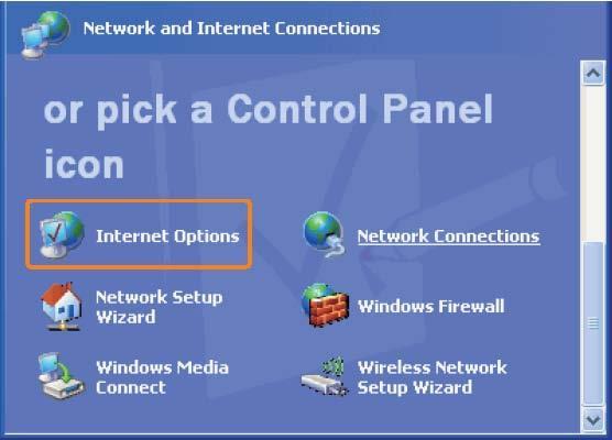 Setting the Computer s Proxy Server Step 1: Click on