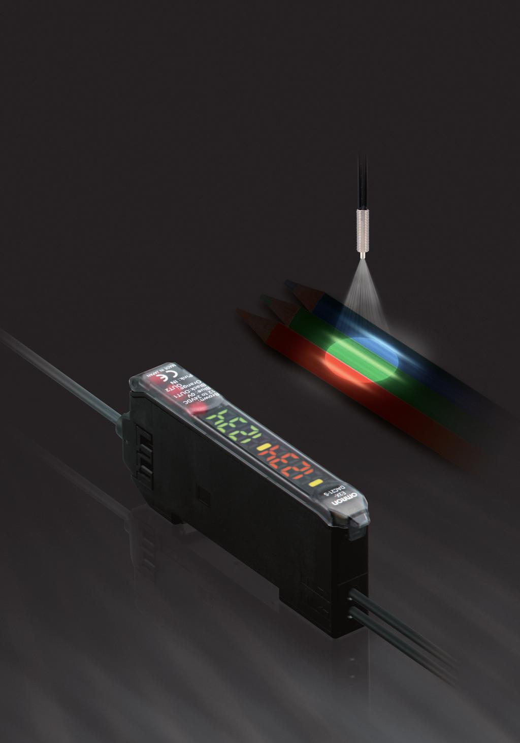 Color Sensing Digital Fiber Sensor E3X-DAC-S Easy and