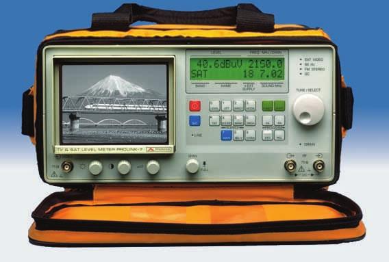PROLINK-7 TV & SATELLITE ANALYSER The PROLINK-7 is a revolutionary signal analyser, designed for the installation and maintenance of television and data systems.