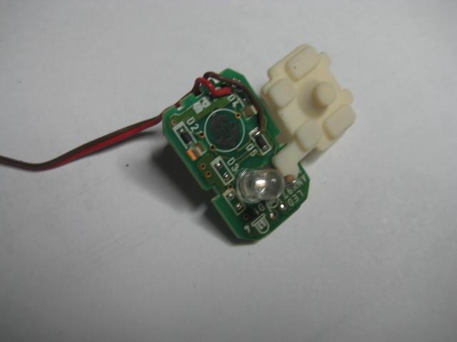 (On the pc board D2 and D4 are connected together, but D4 as component is not soldered in, so we used one side of D4. This is one side of the Membrane Switch which goes to PIN 12.