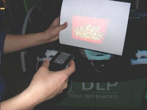 Point And Shoot Pocket laser projectors are coming to market Numerous demos by Novalux, 3M, TI Built-in to