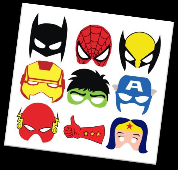 Plainfield Avenue Super Hero Masks!