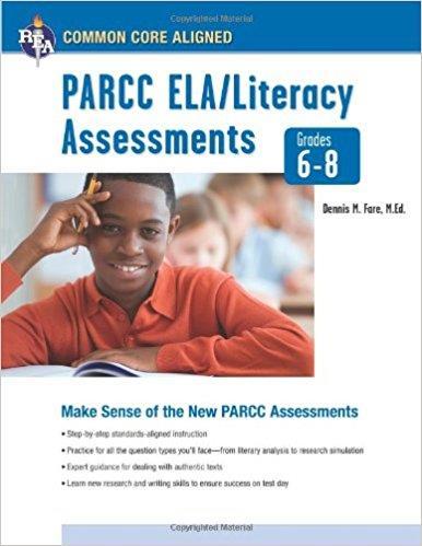 For Grades 6-8, we have PARCC ELA/Literacy Assessments books available. Visit any library branch to borrow one today or call (732)287-2298 for more information.