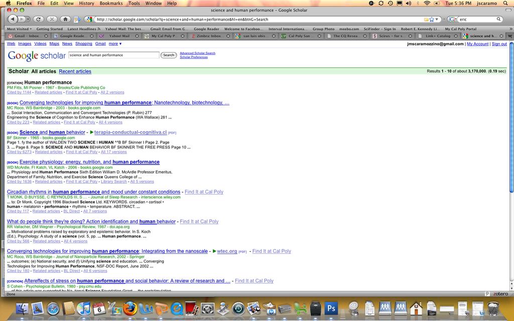 Google Scholar: if you select Find it and our library