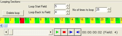 Media Conversion Software Animation Builder The example shown above is a sequence of frames, converted to fields on loading.