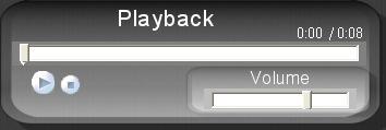 Playback The Playback section allows you to playback selected channels.