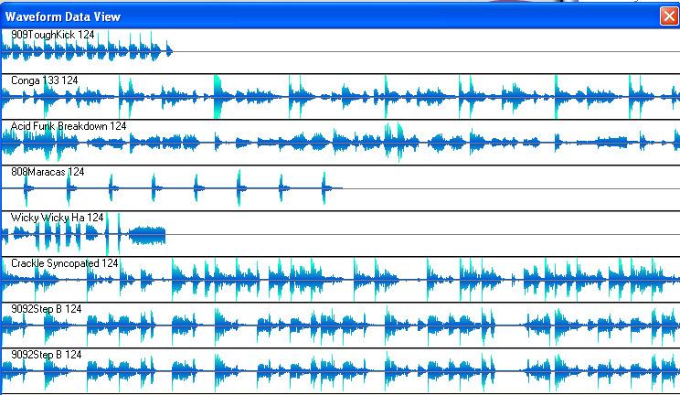 Media Conversion Software Audio Builder 2 View menu Wave Forms The wave form view gives a graphical representation of the audio data of each channel.