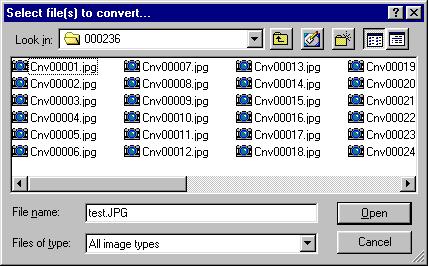 Media Conversion Software Batch Converter Converting Files Having selected an output folder the next stage is to select the files to convert.