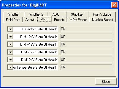 digidart -LF Digital Portable MCA Operator Manual within the set limits during the spectrum acquisition.