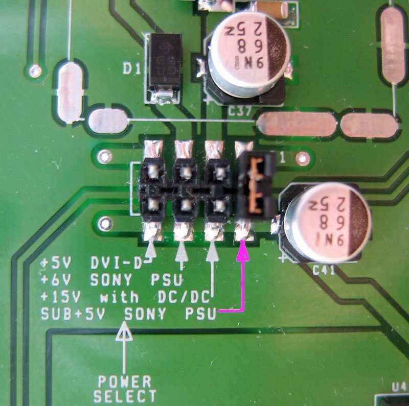 However, in case of +15V power missing, unmount the IFB-DVI board from the projector IFB slot and choose one of the other mode of powering available : Default power : Using 15V->5V DC/DC mode Using