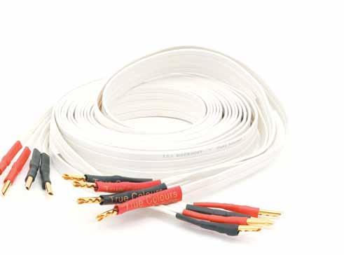 Suitable for both home cinema and Hi-Fi system use, it features high purity silver plated copper conductors with Superthane primary insulation, then wrapped in a secondary insulation to provide