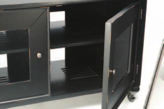 Its removable back panel ensures all AV components can be accessed.