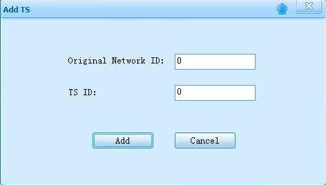 The input Original Network ID and TS ID will be assigned to the selected output TS (channel).