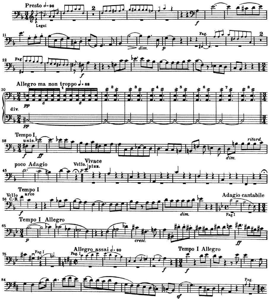 Beethoven Symphony No. 9 Excerpt 1 - Movement IV: mm.