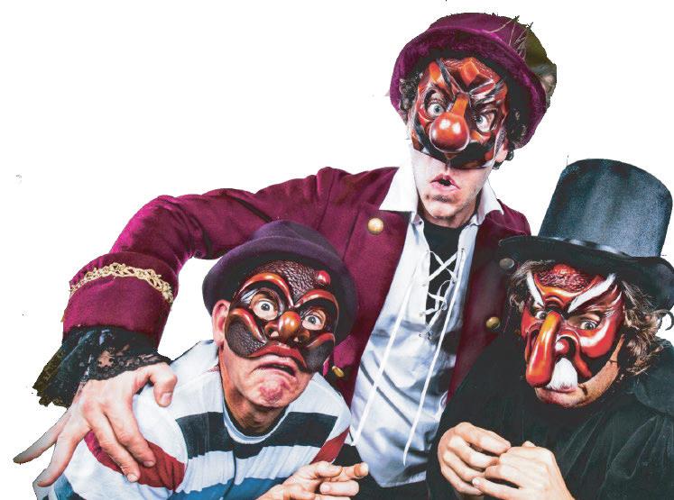 THE SPIRIT OF THE MASK A fantastic introduction to Commedia and the use of the mask. Great to have the students actively involved. Very skilled performers: quick witted and experienced improvisers.