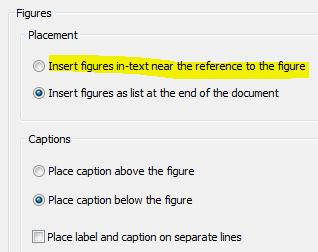 You can edit your referencing style (or modify it to create a new style) to adjust how your figures appear.