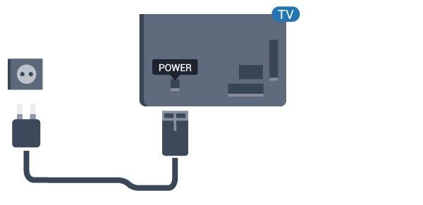 Although this TV has a very low standby power consumption, unplug the power cable to save energy if you do not